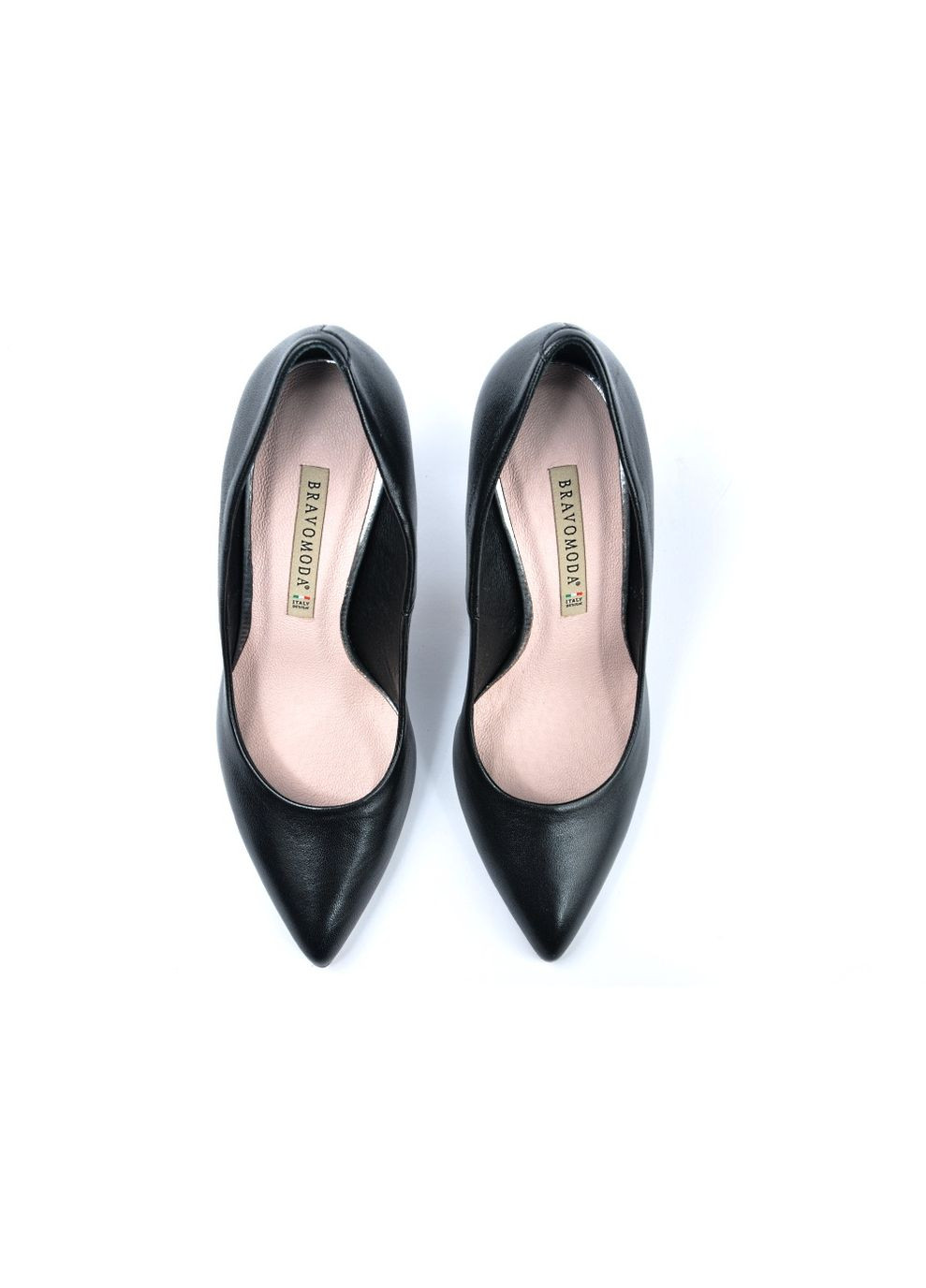 Bravo Moda Туфлі жіночі 1373/Czarna skóra чорний з натуральна шкіра, польща — літо (295289512)