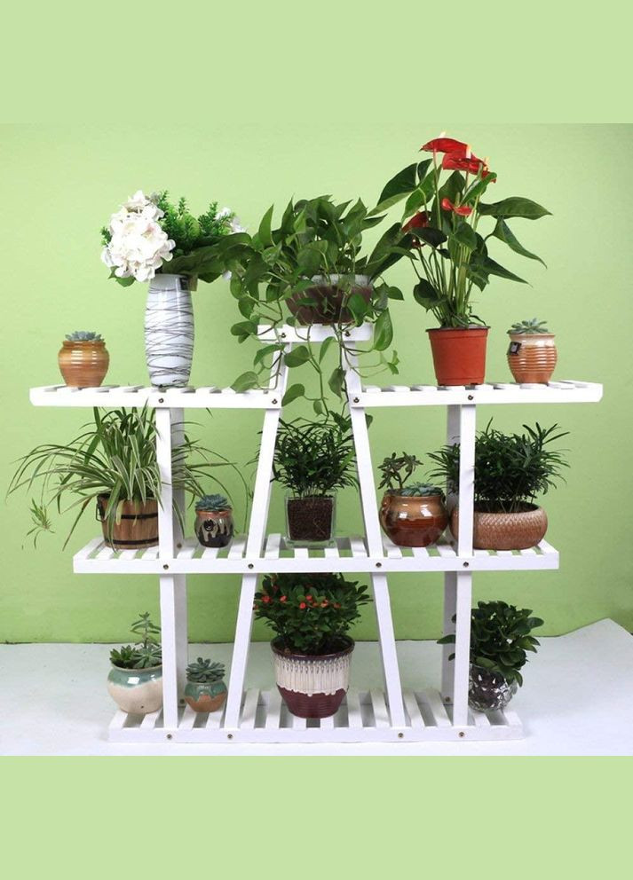 Подставка для цветов из дерева Мезье зефир (ЦВТ-012220) No Brand (328225140)