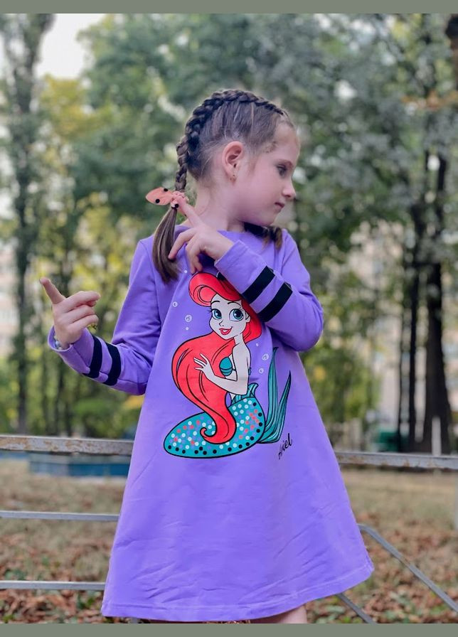 Фіолетова сукня для дівчинки hc (h001-6004-057-33) No Brand (312228950)