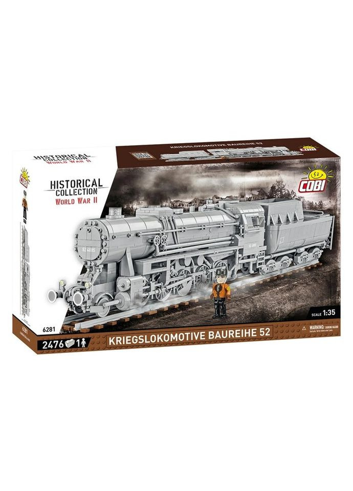 Конструктор Локомотив Kriegslokomotive Class 52 1:35, 2476 деталей (-6281) Cobi (281426044)