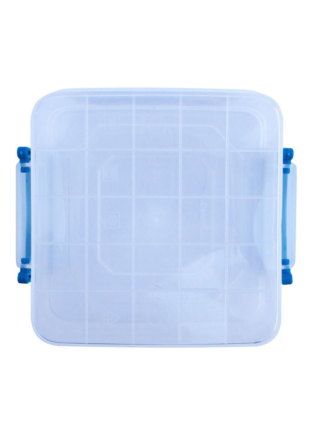 Пластиковий харчовий контейнер із засувками 1.2 літра А-12 (Diomedea) 15,5*14*9,5 см Альбатрос (341252113)