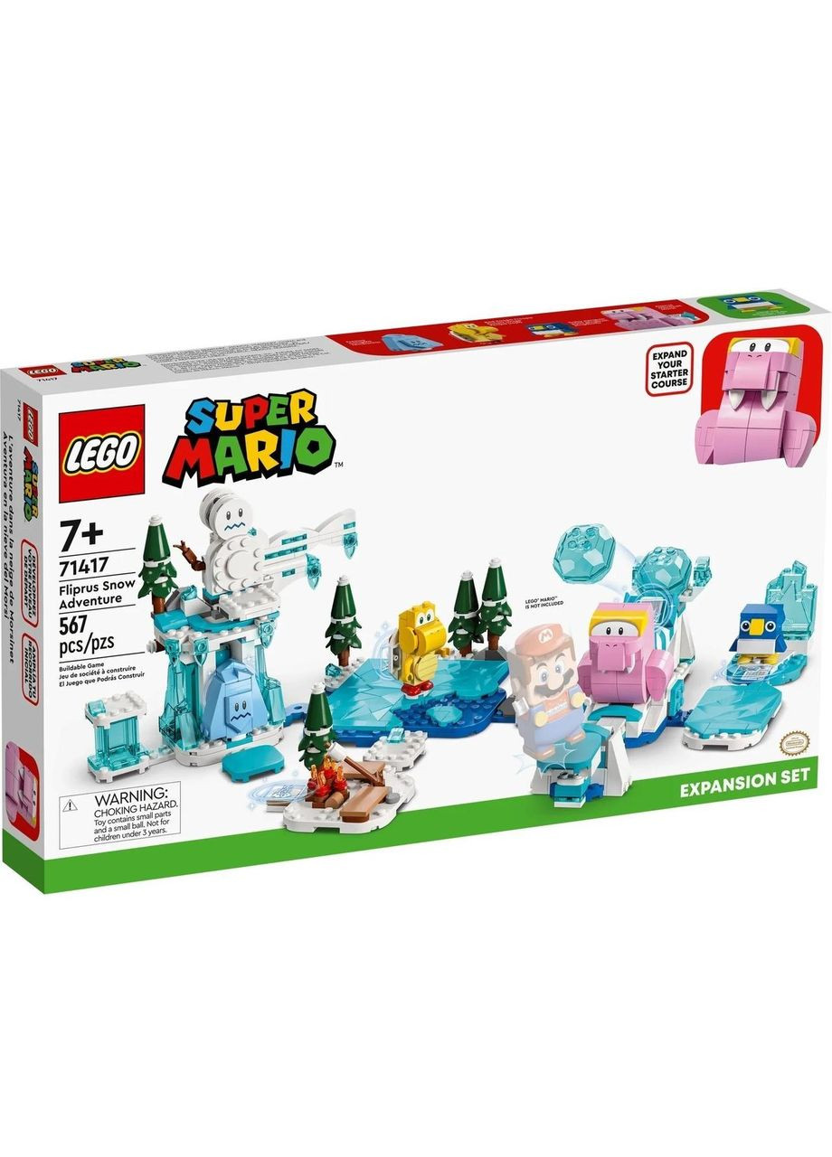 Конструктор Лего Супер Марио Снежное приключение Моржа-Перевертуна Super Mario Fliprus Snow Adventure Lego (372125362)