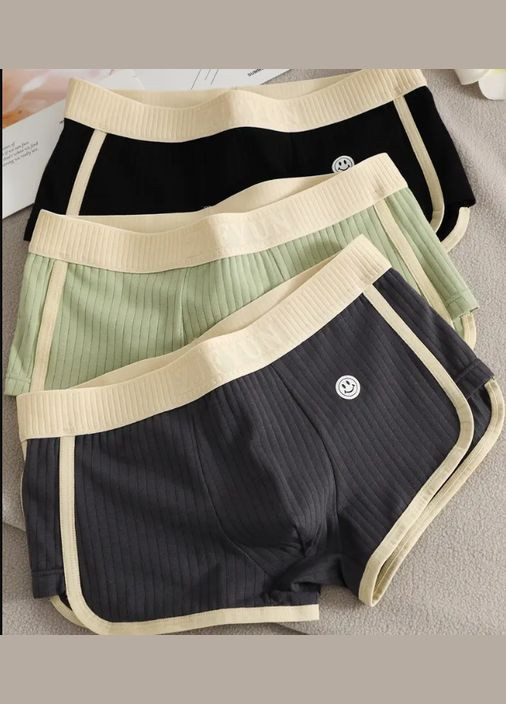 Чоловічі труси, боксери їхньої бавовни. Набір 3 шт. No Brand (322301408)