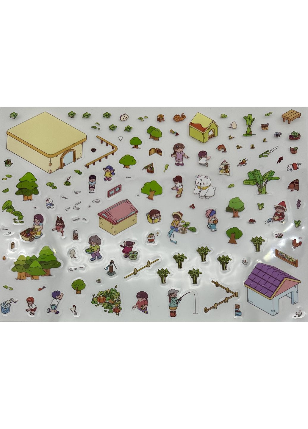 Многозонный большой румбокс – наклейки/стикеры, антистресс, творчество, досуг "Счастливая ферма" No Brand (328958166)