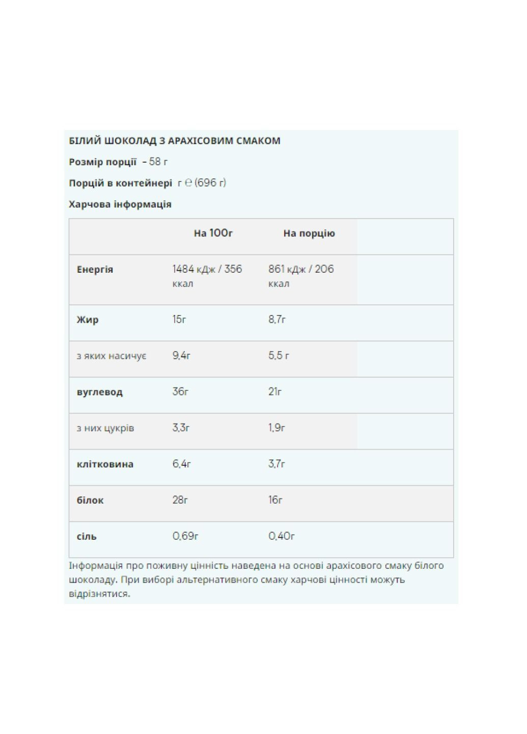 Протеиновые батончики Crispy Layered - 12x58g White Chocolate Peanut My Protein (281087528)