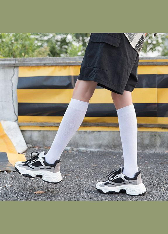 Гольфи білі до коліна однотонні No Brand (349501068)