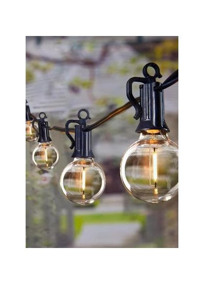 Вулична гірлянда із сонячною панеллю 15 м 25 ламп No Brand (363975866)