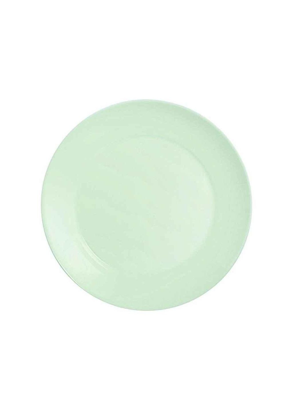 Тарілка обідня d=25см Apy Paradise Green кругла ТМ Luminarc (358911628)