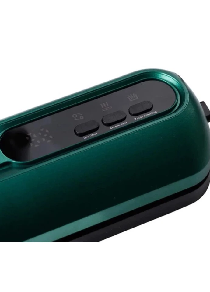 Побутовий вакууматор з дисплеєм ZKFK-005 90W (10 пакетів у подарунок), Green JAU KANG (397624954)