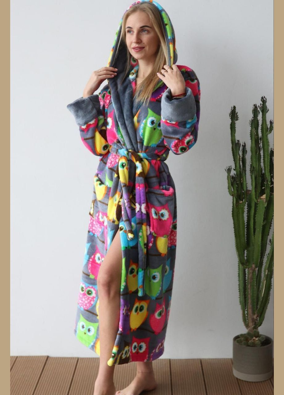 Халат з Капюшоном М'який затишний Шарпей No Brand (315429382)