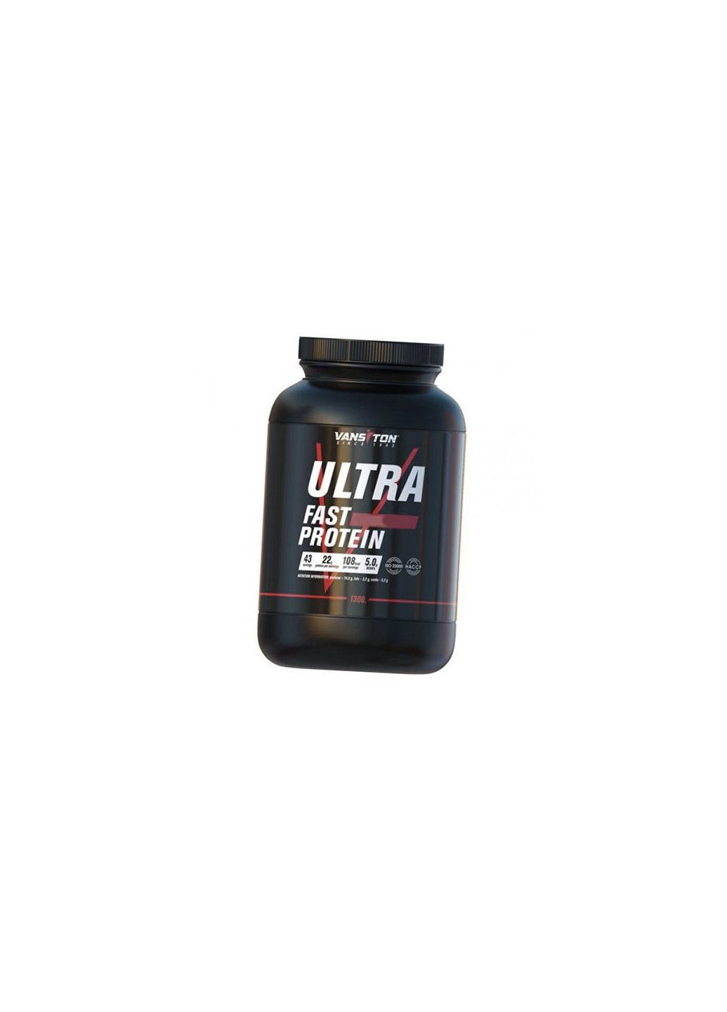 Протеїн для відновлення та зростання м'язової маси, Whey Ultra Fast Protein, Ванситон 1300г Банан (29173005) Vansiton (322725629)