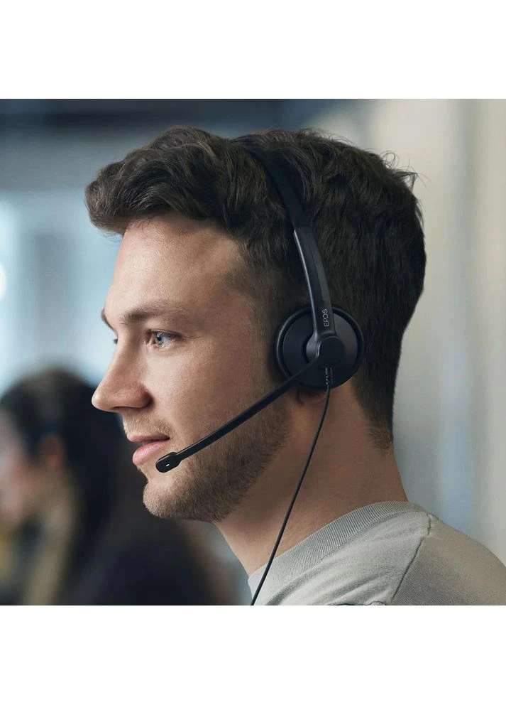 Epos Гарнітура комп'ютерна моно On-Ear IMPACT 100 MS, USB C + A, Microsoft Teams, односпрямований, 2м, Чорний Fiskars (395411327)