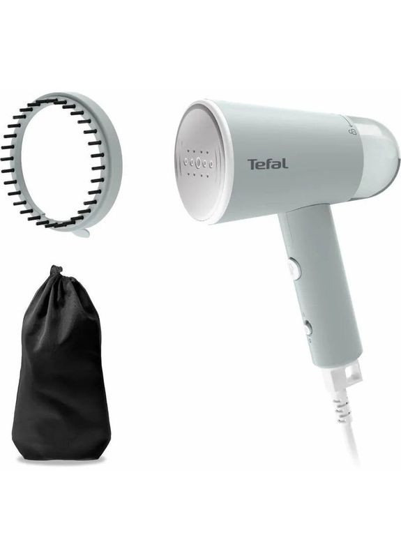 Відпарювач компактний Origin Travel, 1200Вт, 70мл, постійна пара - 20гр, металева підошв., Tefal (314832946)