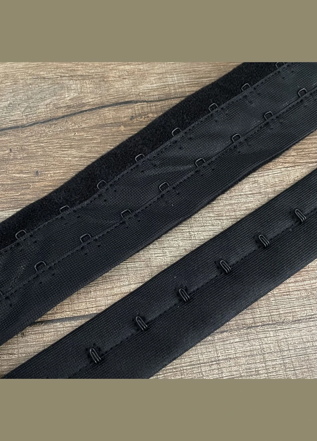 Гачки на тасьмі подвійні чорні пог. м. No Brand (334884277)
