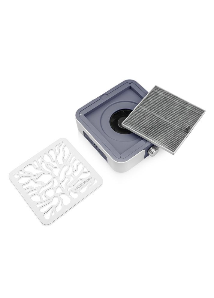 Професійний комплект для майстрів манікюру фрезер KRYPTON II + витяжка MUSSON + Змінний вугільний HЕРА-фільтр BUCOS (365783165)