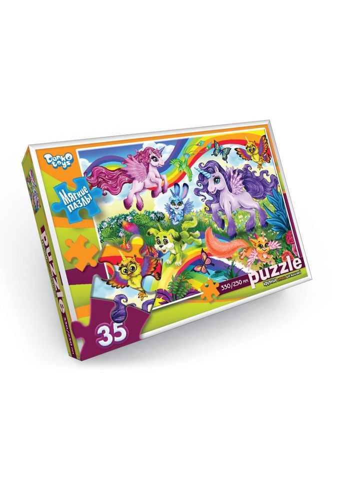 М'які пазли "Казкові друзі" S35-10-04, 35 елементів Danko Toys (305848631)