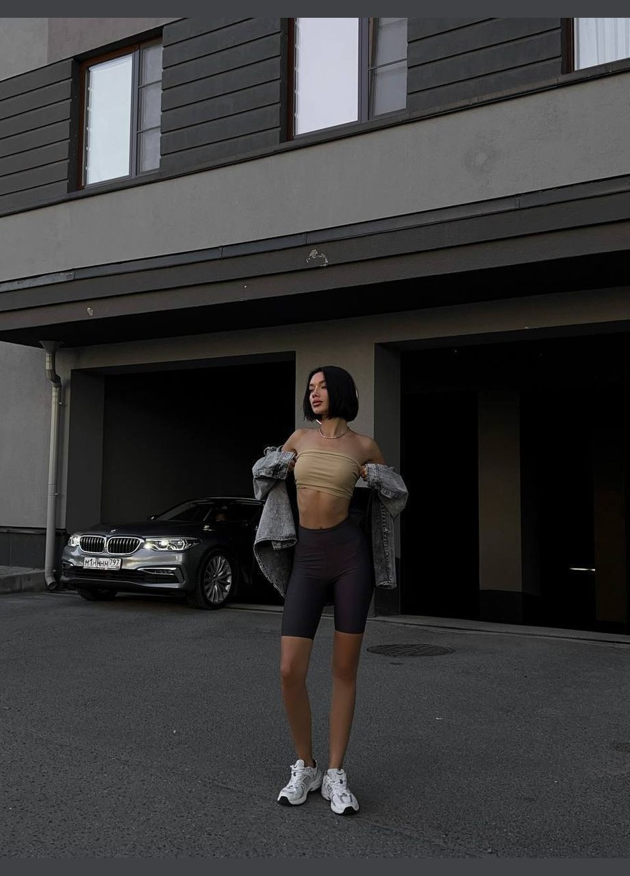 Базовые велосипеды с завышенной талией ткань не просвечивается No Brand (346814723)