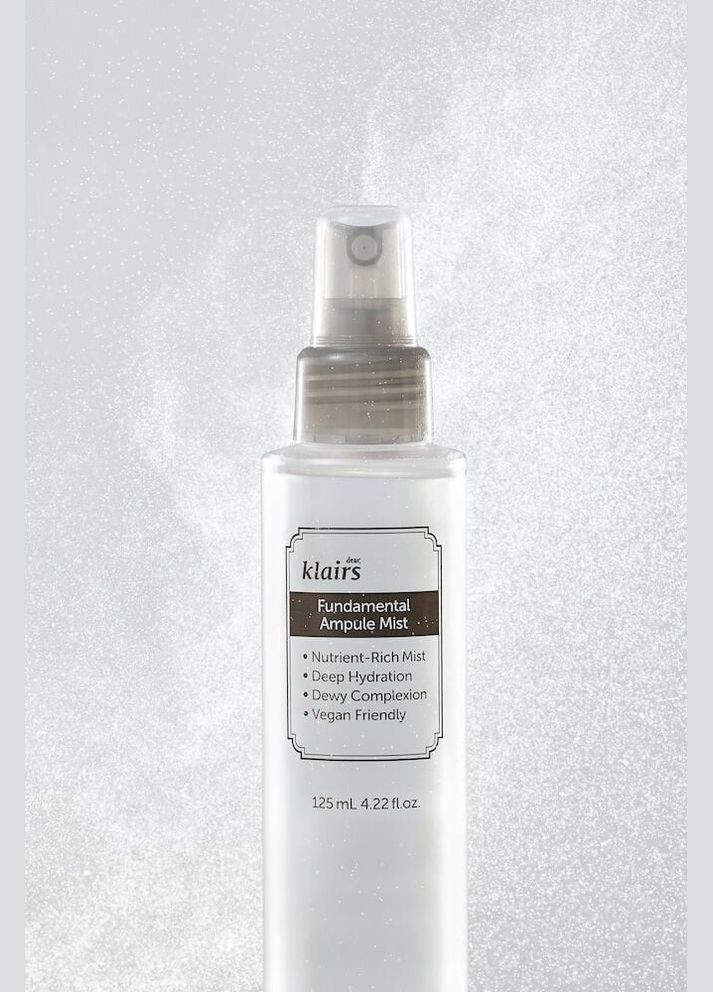 Антиоксидантний зволожуючий міст Fundamental Ampule Mist 125 мл dear, Klairs (298092985)