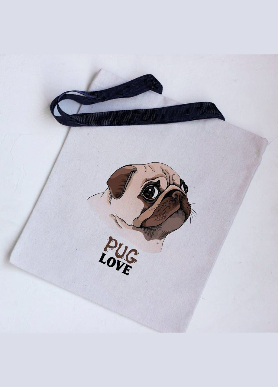 Еко сумка шоппер мопс No Brand (292564961)