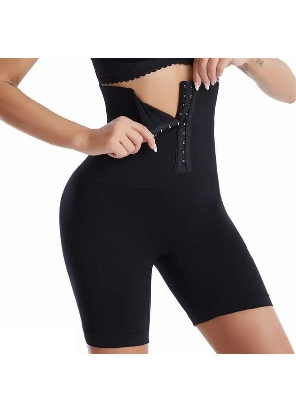 Трендові невидимі утягуючі велосипедки, Високі корекційні шортики з тугою утяжкою талії та ніг No Brand Високі корекційні утягуючі велосипедки бежеві (360428796)