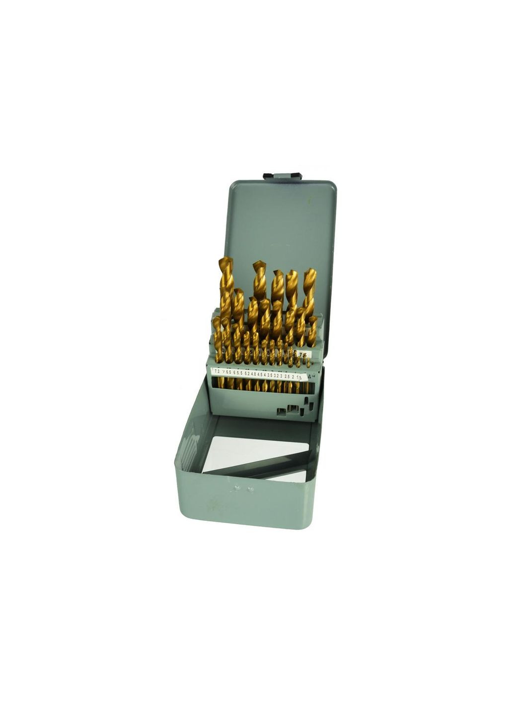 Свердла металу " " HSS-TYT у металічній валізці, комплект 28шт: ( 1,0-13,0)мм Geko (313400184)
