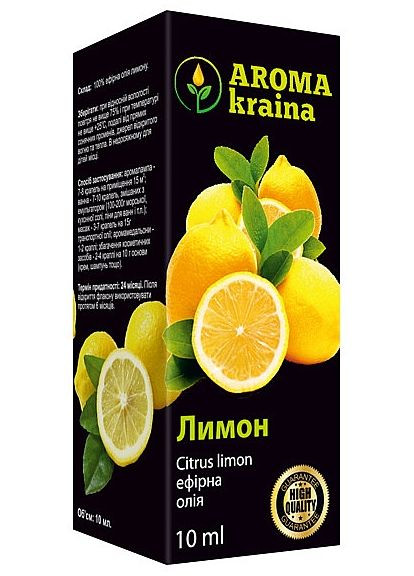 Эфирное масло "Лимон" 10ml (360603-24760) Aroma kraina (368663459)