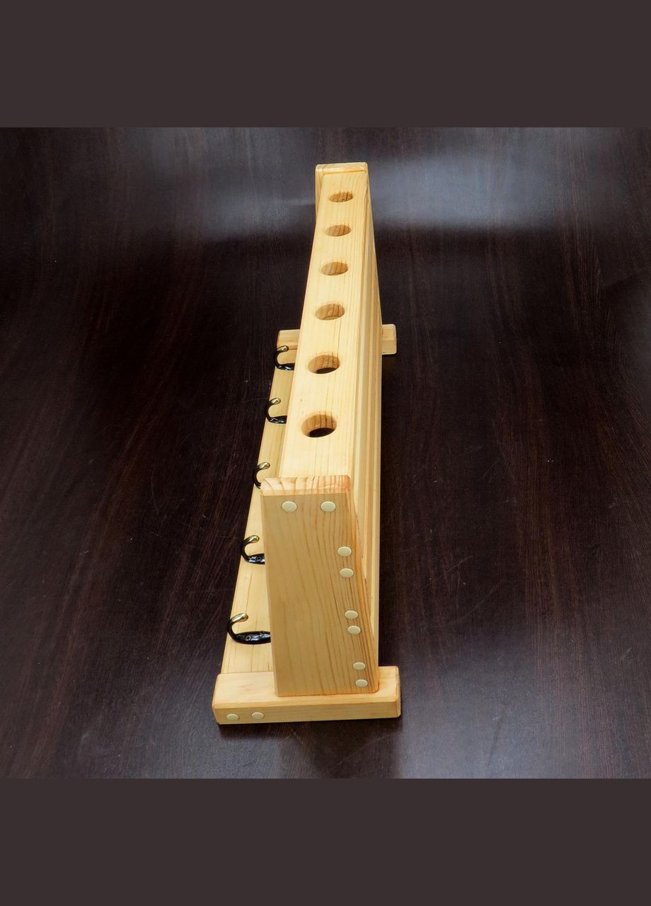 Вішалка для одягу з дерева Саррей 5 ваніль (ВДО-502202) No Brand (327849847)