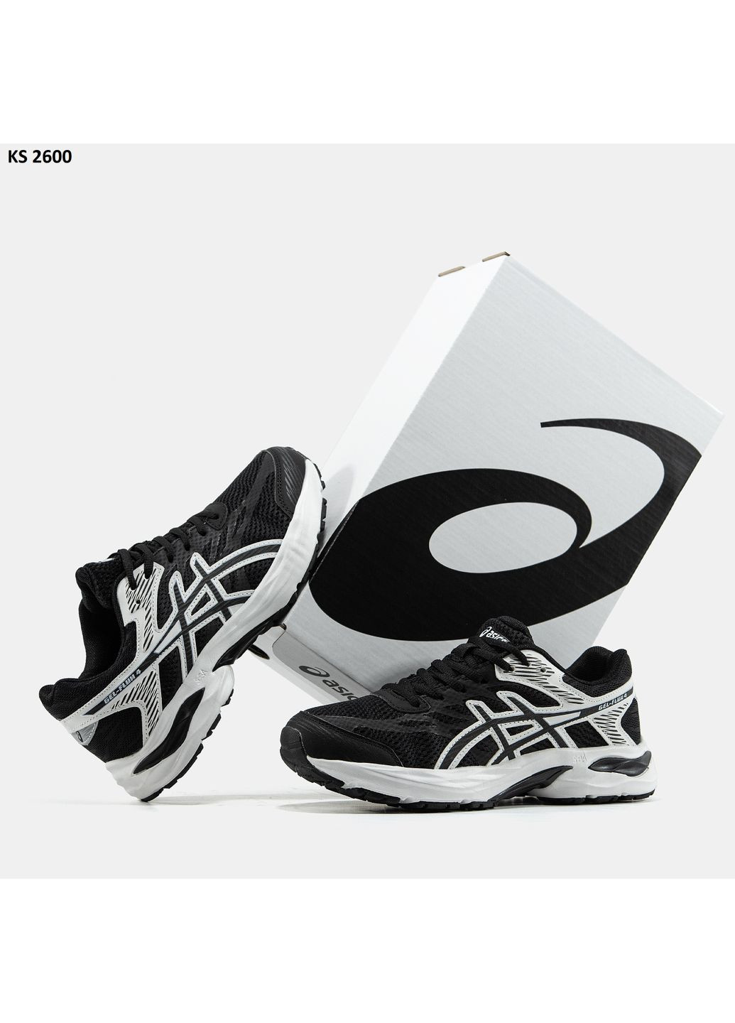 Чорні Осінні кросівки чоловічі asics gel-flux 4 black white асікс гель флюкс No Brand