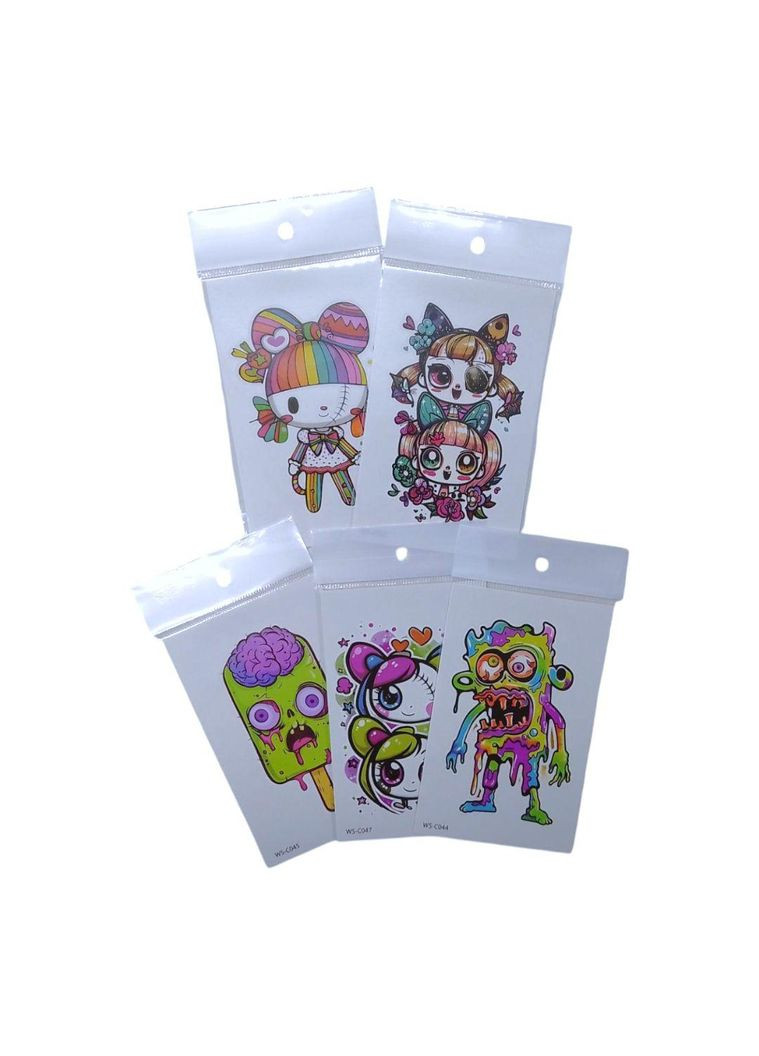 Детская косметика тату Волшебный мир, 5 штук (WS-C037-C048) MIC (362432253)