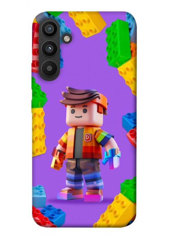 Чохол з принтом для Samsung Galaxy A34 5G / для самсунг галаксі А34 Colorful constructor No Brand (338606865)