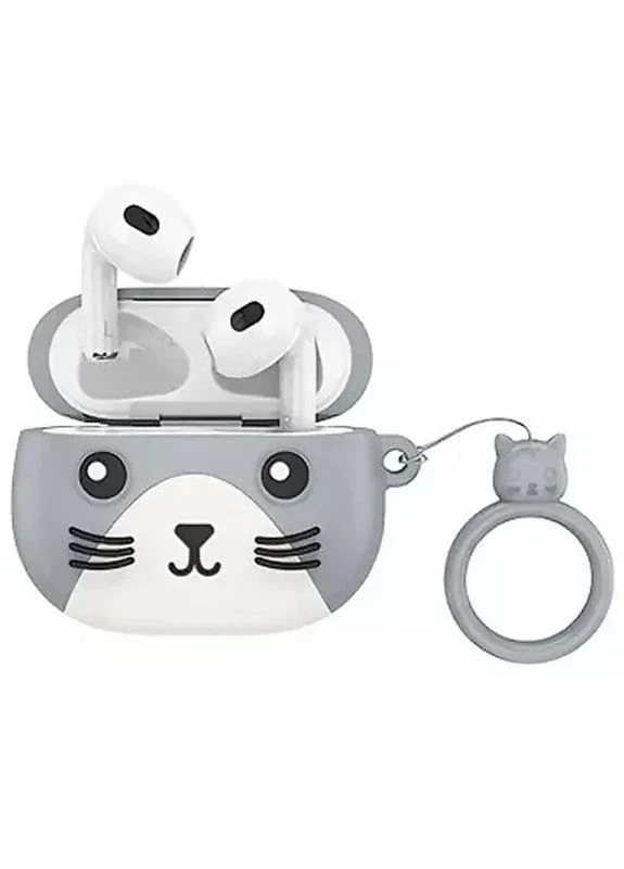 Беспроводные наушники TWS Hoco EW46 Cat Face Bluetooth 5.3 пластик 54х46х21 мм Загадочный Кот No Brand (402761905)