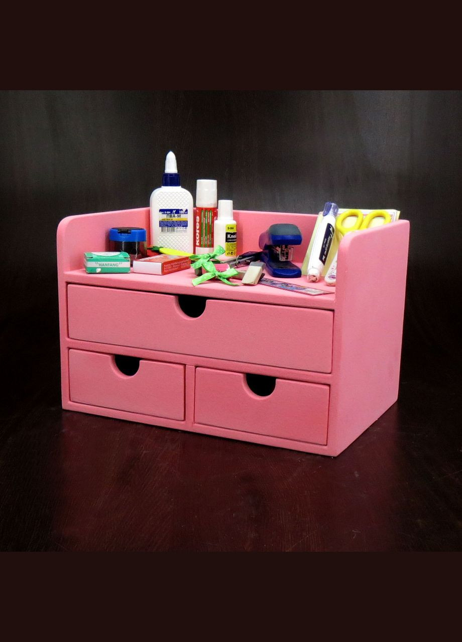 Органайзер настільний з дерева Монро барбі (КНЦ-004650) No Brand (328226739)