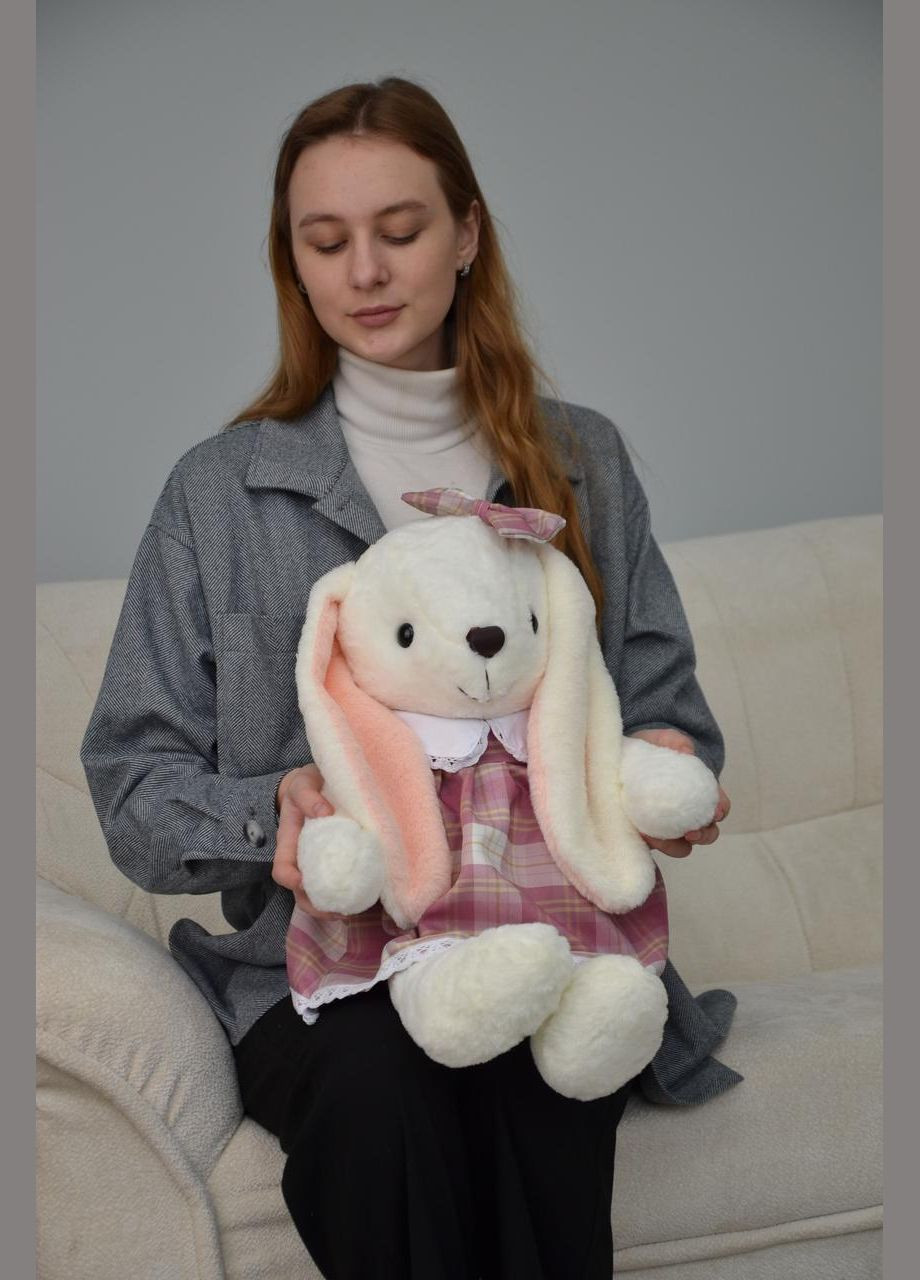 М'яка іграшка, Кролик з бантиком (Різні кольори) No Brand (294337730)
