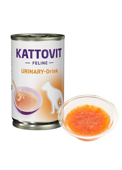 Лечебный напиток Veterinary Urinary Drink - для кошек с заболеваниями нижних мочевыводящих путей, банка 135 мл (4000158773623) Kattovit (364786848)