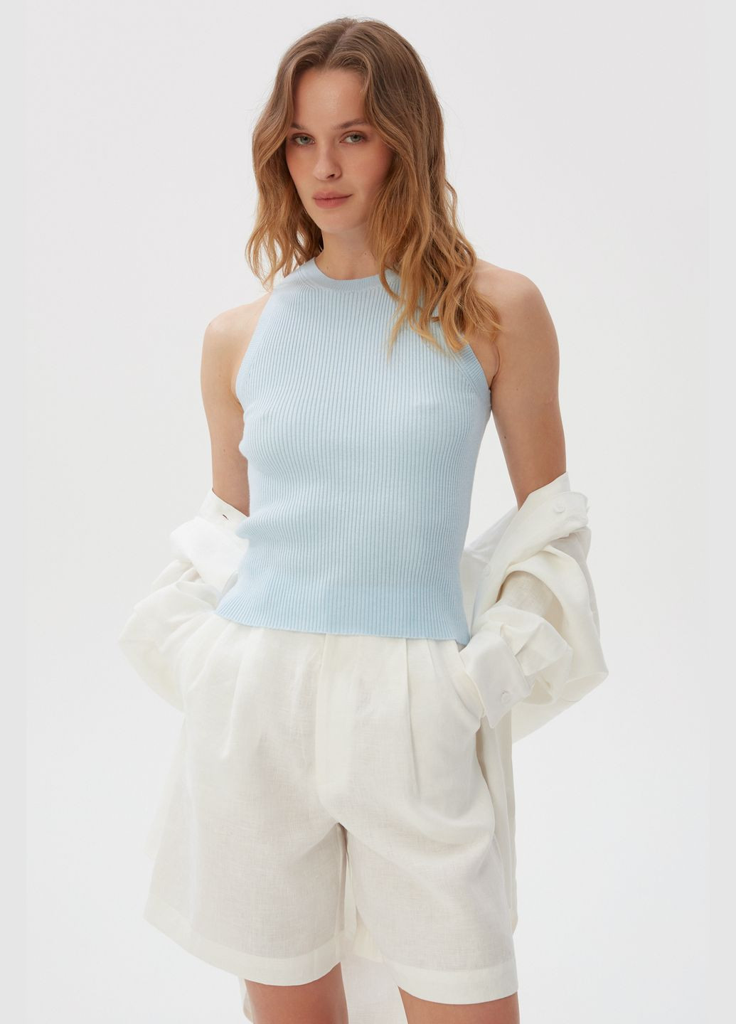 Топ, колір блакитний Estro (324030686)