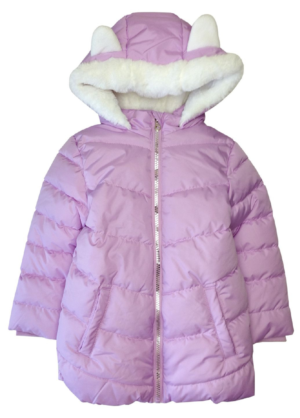 Светло-фиолетовая зимняя куртка Infinity kids