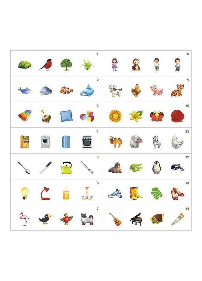 Настольная развивающая игра "Четвертый лишний" (ПСФ077) PSF077, 2 варианта игры Ubumblebees (336332375)