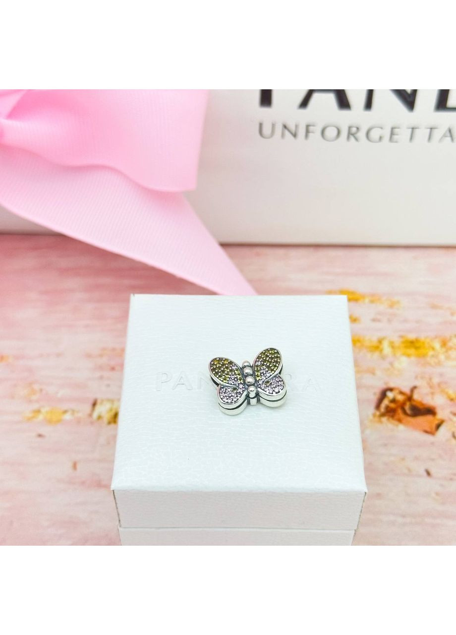 Серебряный шарм Пандора "Бабочка" Reflexions 797864CZM Kabluchka (355345930)