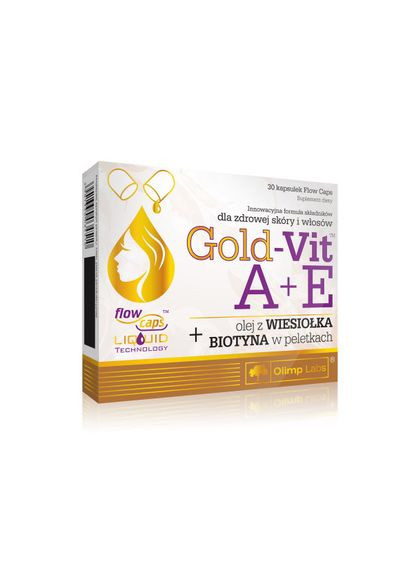 Витамин А и Е Gold Vit A+E 30 caps Olimp (305615898)