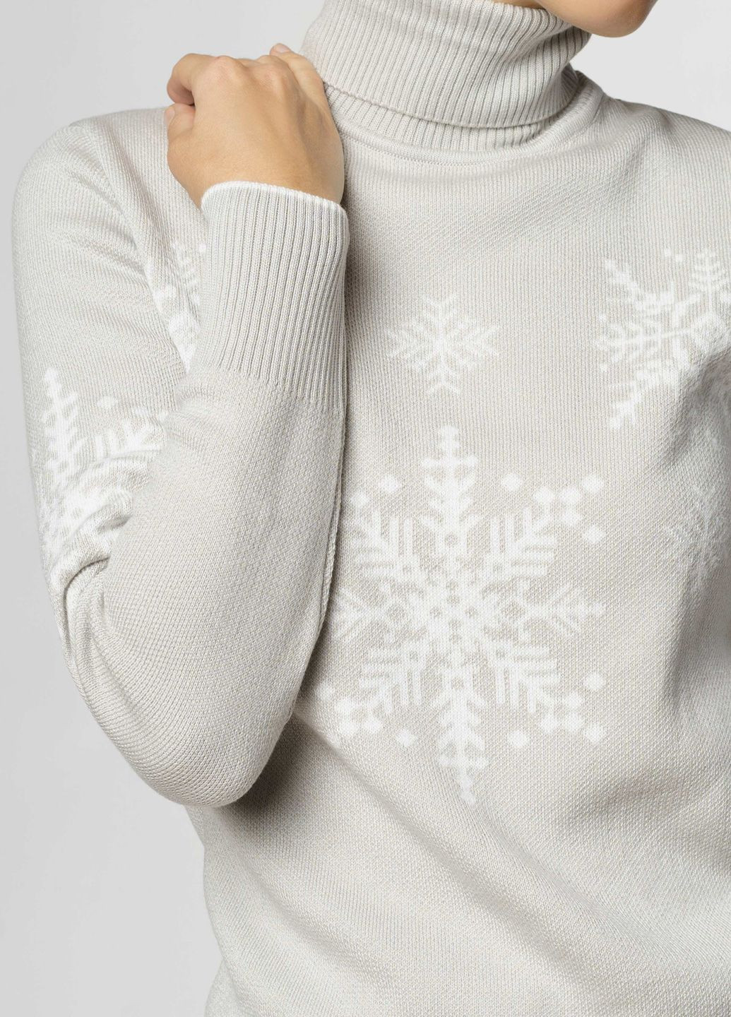 Сірий зимовий светр жіночий сірий Arber Roll-neck WW4 WTR-151