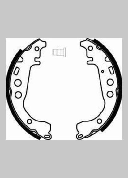 Тормозные колодки барабанные STARLINE (365243343)
