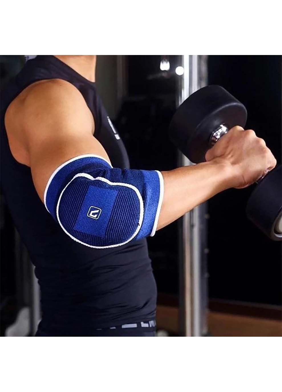Фіксатор ліктя ELBOW SUPPORT Синій LiveUp (367597903)