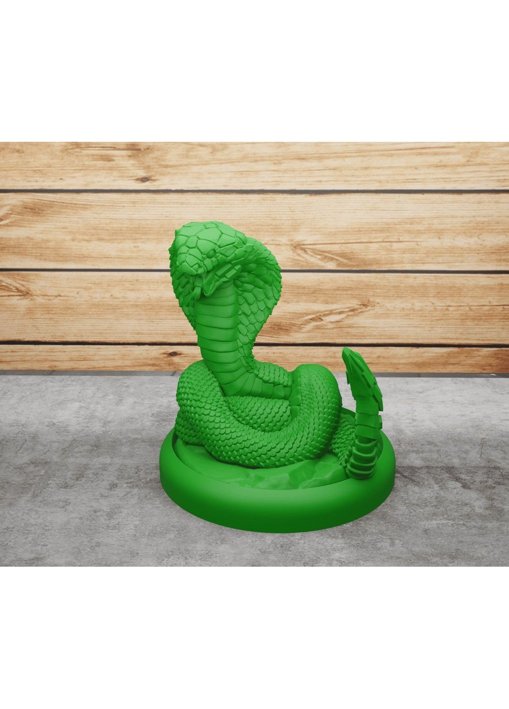 Змея Кобра фигурка на подставке. Символ 2025 года ЗаСвіт (369718672)