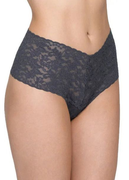 Высокие трусики стринг Hanky Panky 9K1926P Retro Collections granite (297531940)