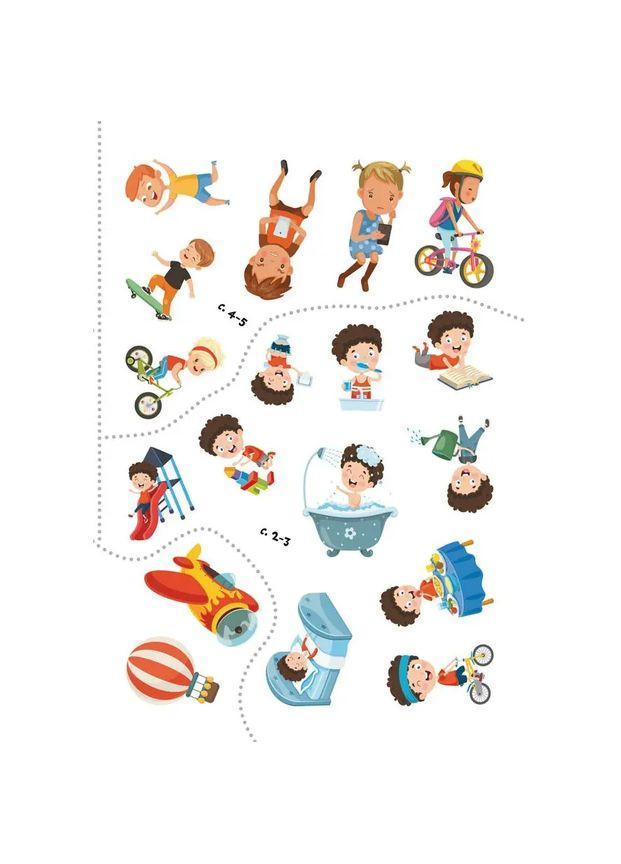 Набір наліпок. Перші розвивальні наліпки. Будь здоровим, 41 шт. Кристал Бук F00024567 (331860315)