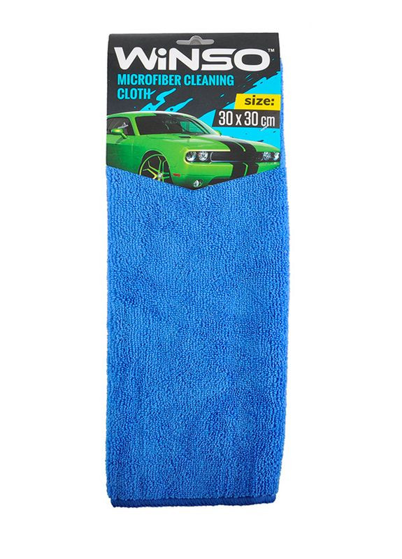 Салфетка Microfiber Cleaning Cloth микрофибра синяя 30х30 150100 Winso (369662622)