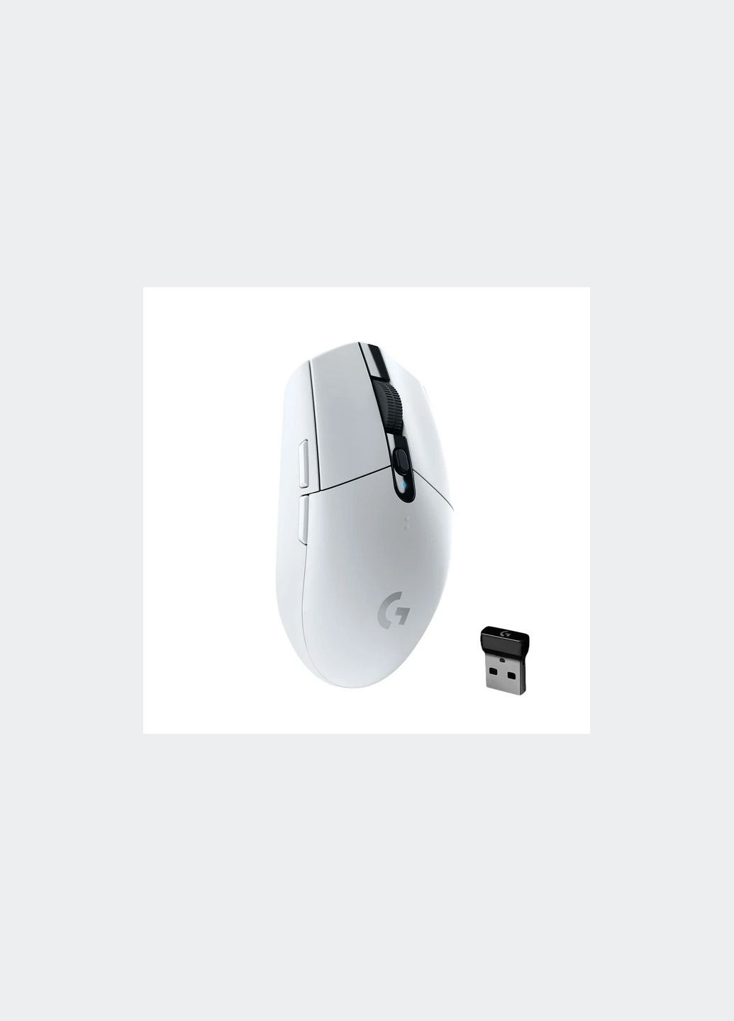 G304 Wireless White – Беспроводная игровая мышь с точным управлением Logitech (342065758)