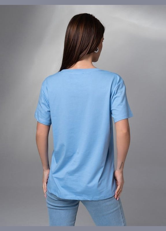 Блакитна літня футболки Magnet WN20-616