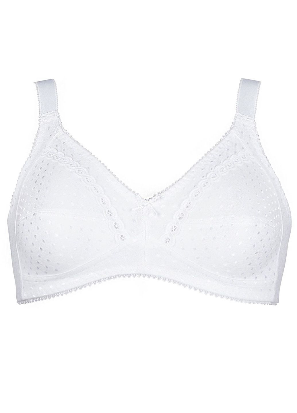 Білий бюстгальтер Naturana