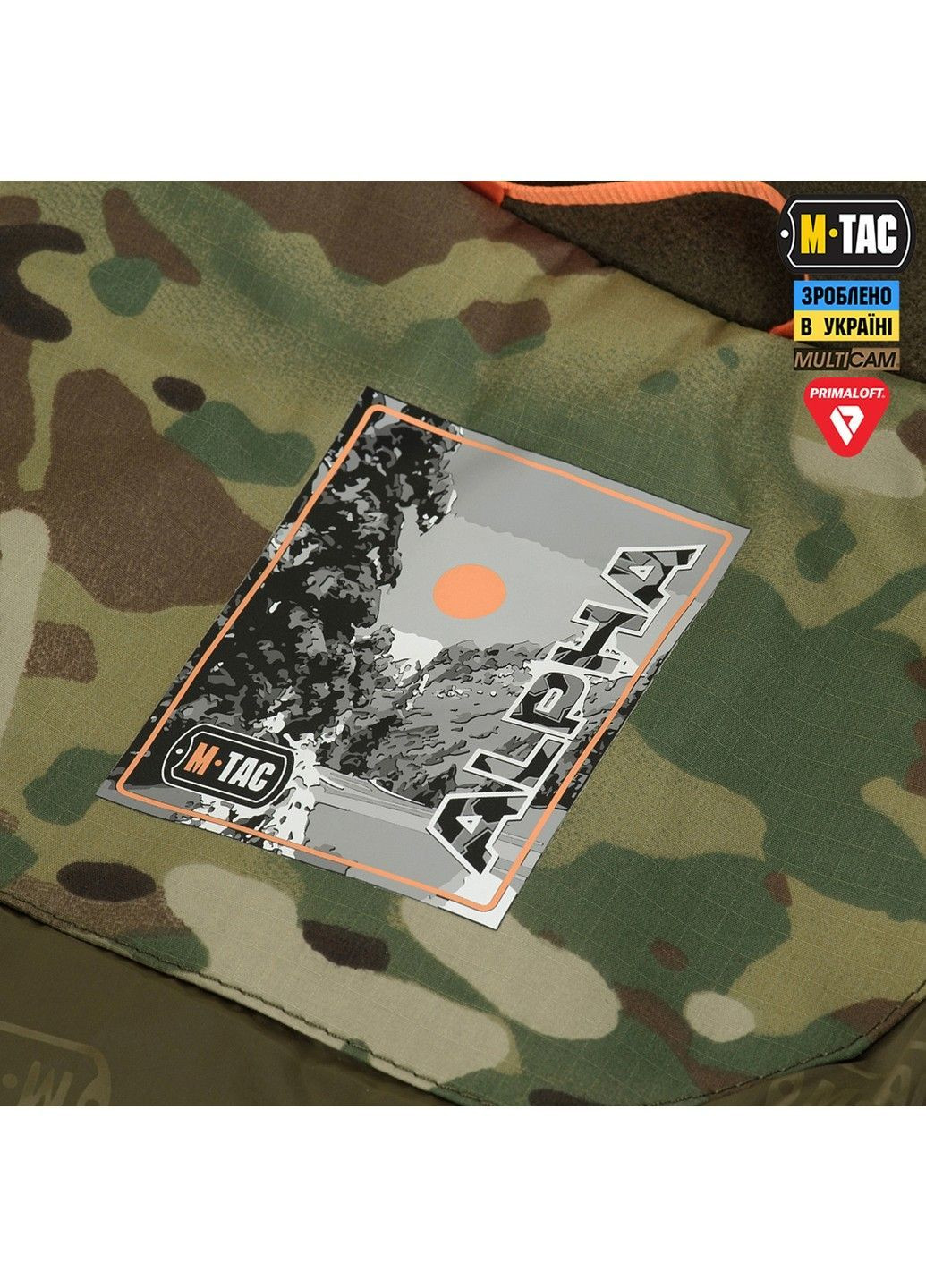 Комбинированная зимняя куртка зимняя alpha gen.iv pro primaloft multicam M-TAC